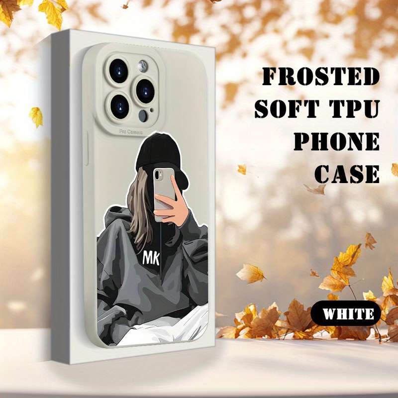 1Pc Beige For iPhone 13 Mini Phone Case Phone Cover