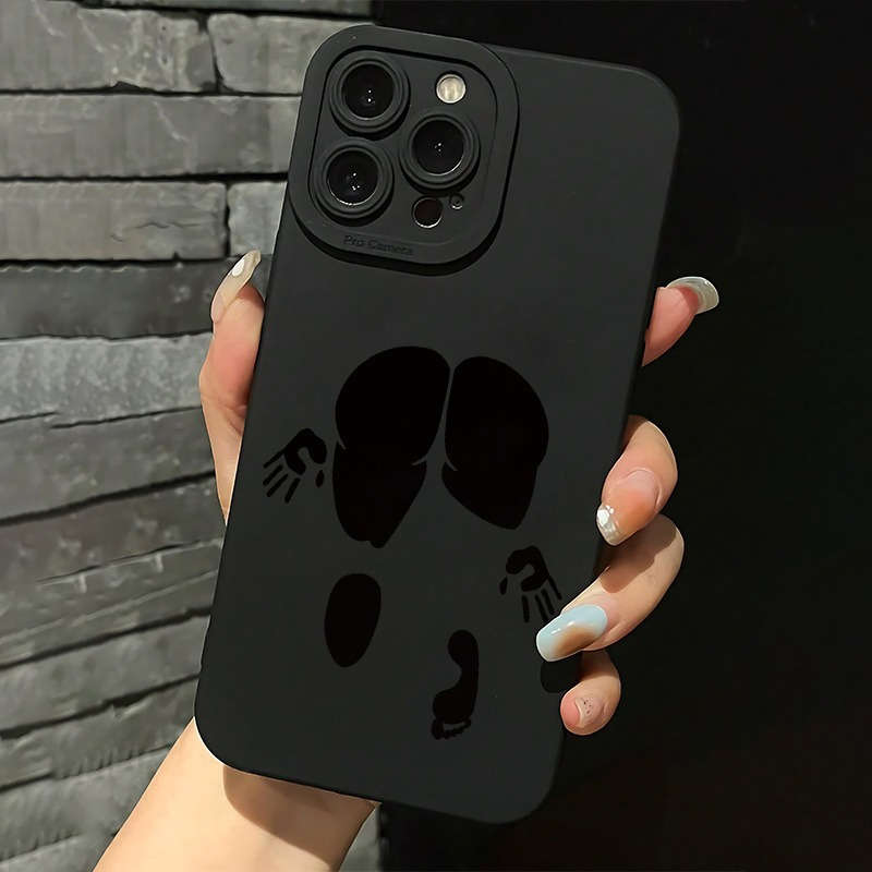 1Pc Black For iPhone 7 Plus 8 Plus Phone Case Phone Cover