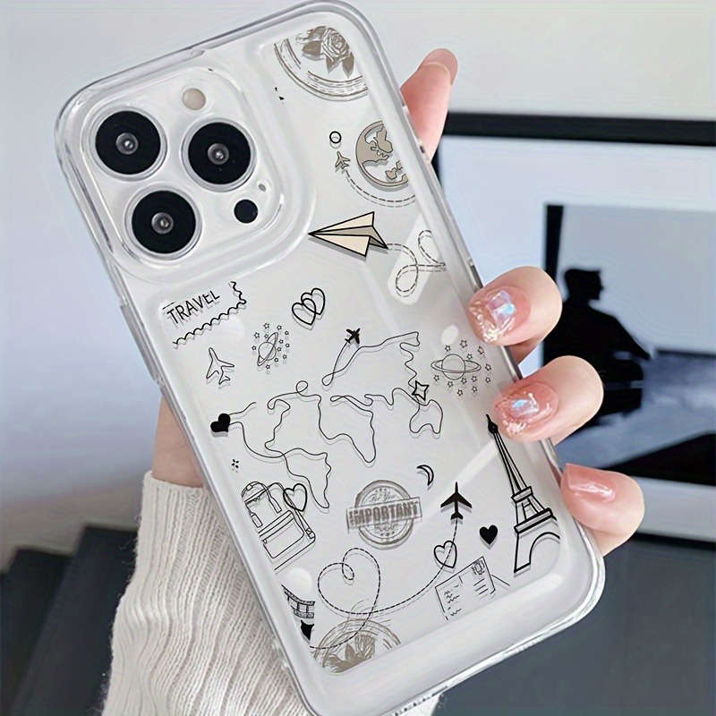 1Pc Transparent For iPhone 7 8 Se2 Se3 Phone Case Phone Cover