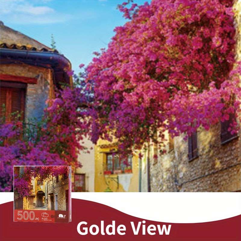 500pcs Mini Jigsaw Puzzle Golde View Beautiful Landscape Paintings Toy Premium Qualit