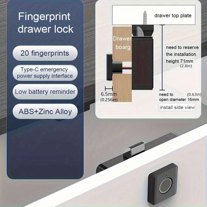 Lock Color K16 Series Size Square