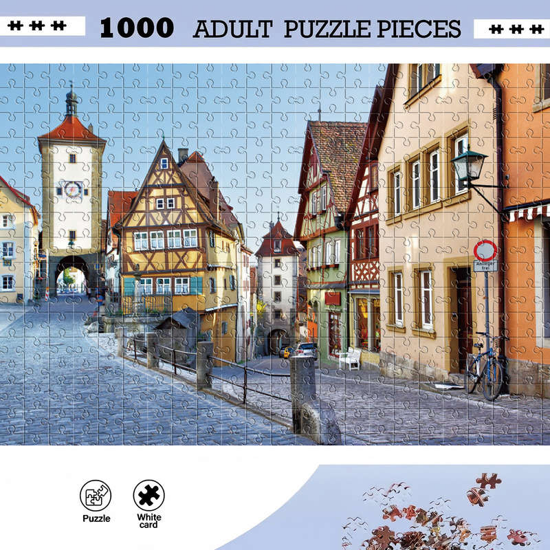1000 Piece Paper Jigsaw Puzzle For Adults 38x26cm 14.69x10.24in Home Decoration