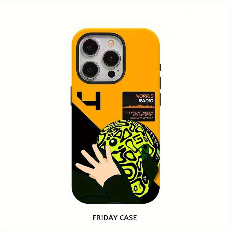 1Pc Mixed Color For iPhone 7 Plus 8 Plus No 4 Norris Phone Case