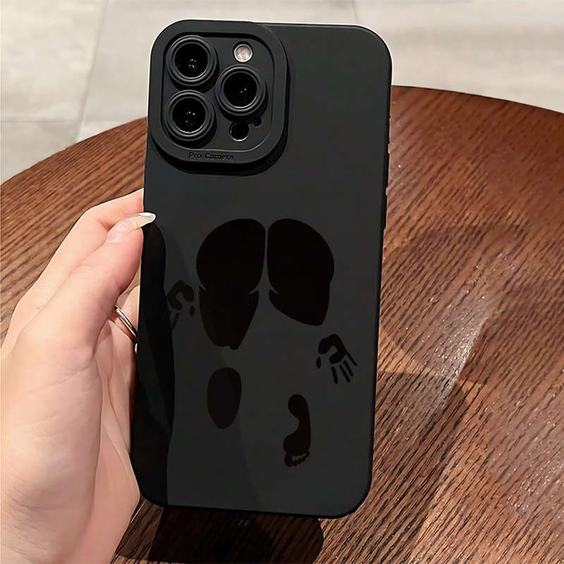 1Pc Black For iPhone 7 Plus 8 Plus Phone Case Phone Cover