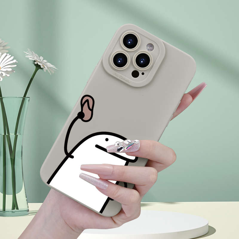 1Pc White For iPhone Xr Phone Case Phone Cover