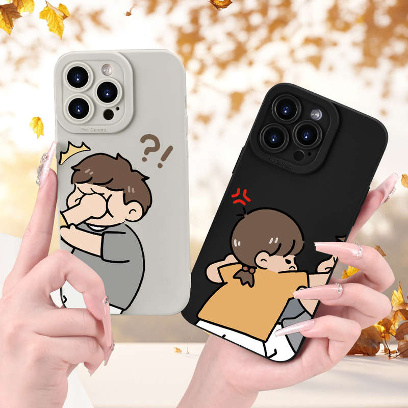 1Pc Black For iPhone 15 Plus Phone Case Phone Cover