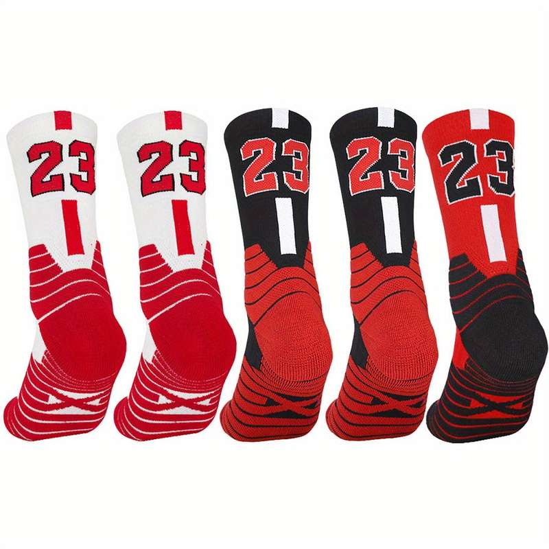 2 Pairs Random Color One Size High Elastic Socks