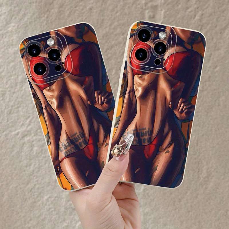 1Pc Ivory White For iPhone 12 Pro Max Beautiful And Sexy Beauty Phone Case
