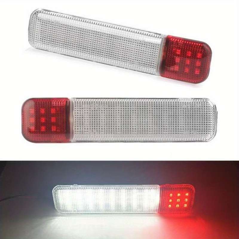 2pcs LED Interior Door Light Door Panel Courtesy Warning Light Lamp Assembly Compatib