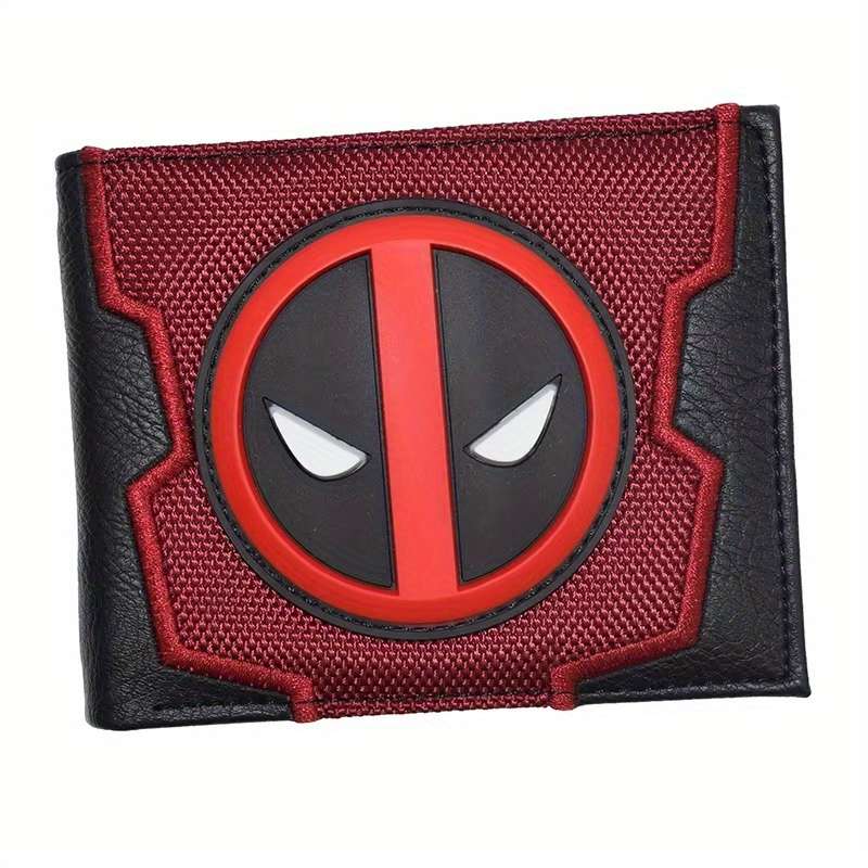 1pc Deadpool Short Wallet Avengers Superhero PU Coin Purse