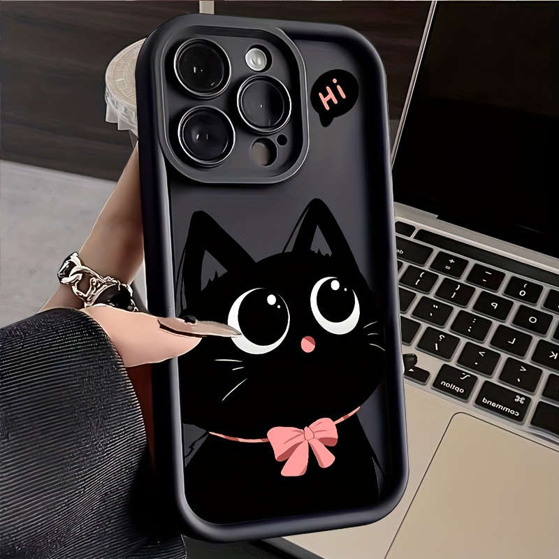 1Pc Black For iPhone 15 Plus Phone Case Phone Cover