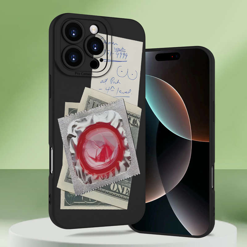 1Pc Black For iPhone 13 Pro Phone Case Phone Cover