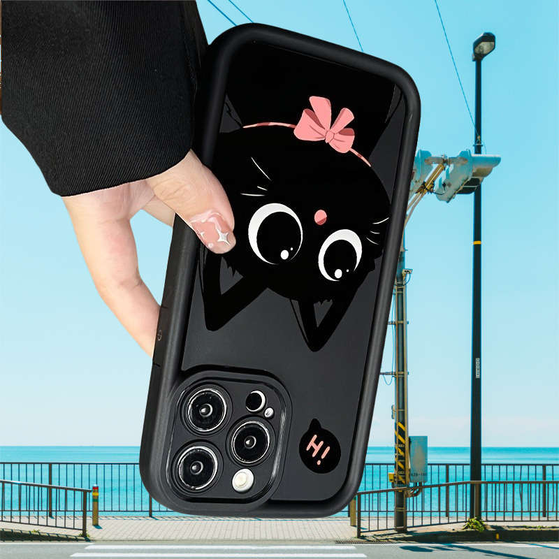 1Pc Black For iPhone 7 Plus 8 Plus Phone Case Phone Cover