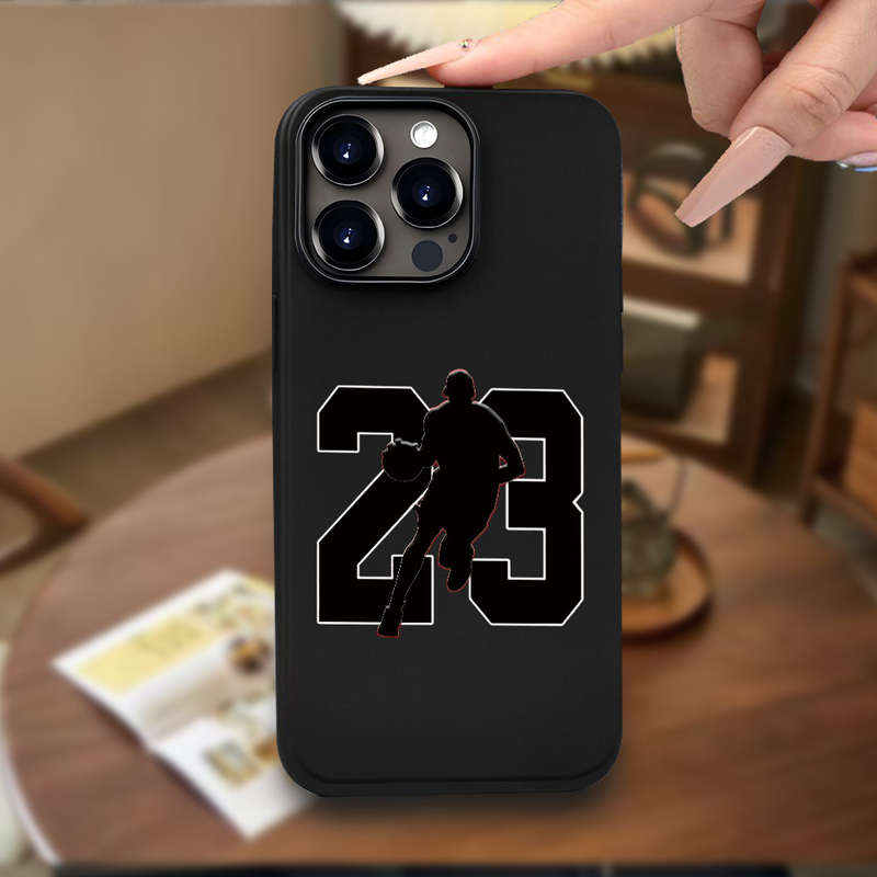 1Pc Black For iPhone 8 Plus Player Unique 23 Phone Case
