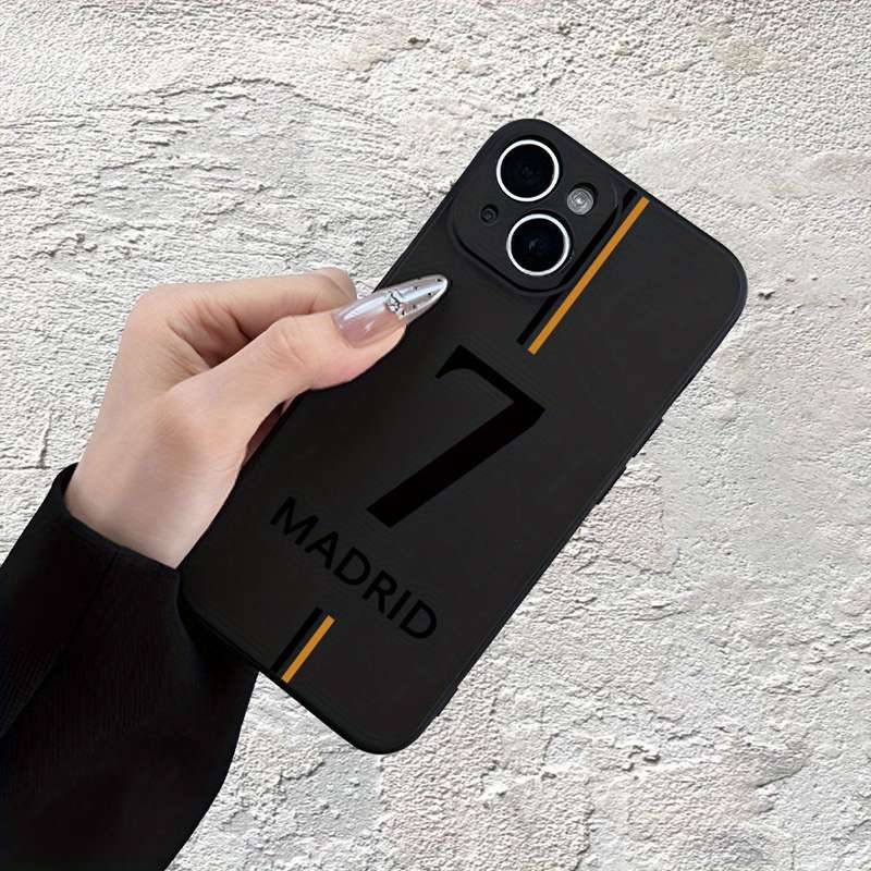 1Pc Mixed Color For iPhone 7 Plus 8 Plus Football No 7 Pattern Phone Case
