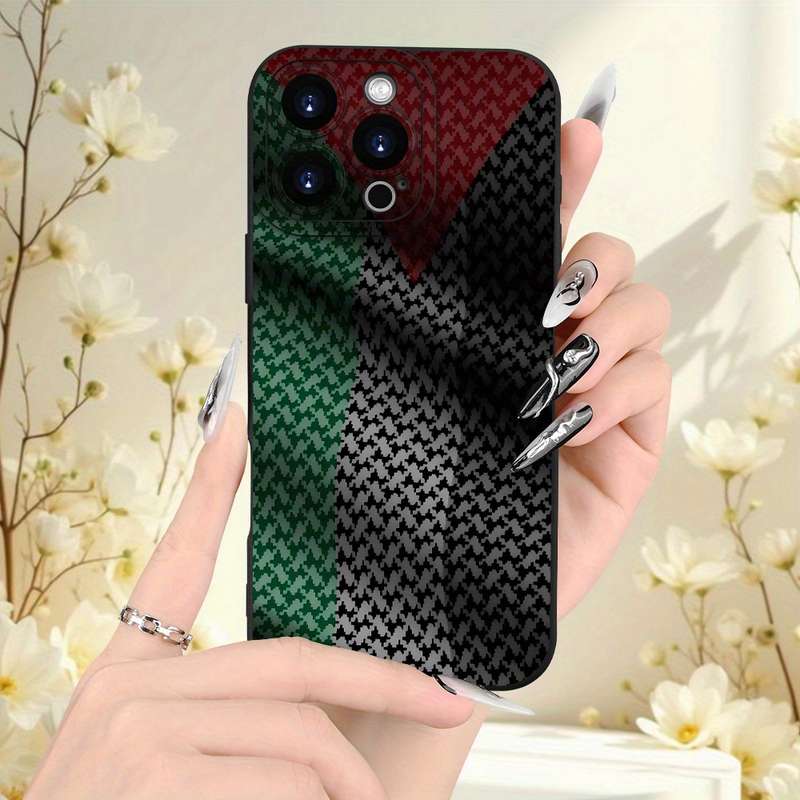 1Pc Black For iPhone 11 Pro Max Arabic Camouflage Phone Case