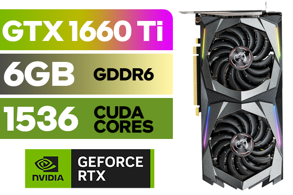MSI GTX 1660 Ti Gaming X 6GB Graphics Card - Best Deal - South Africa