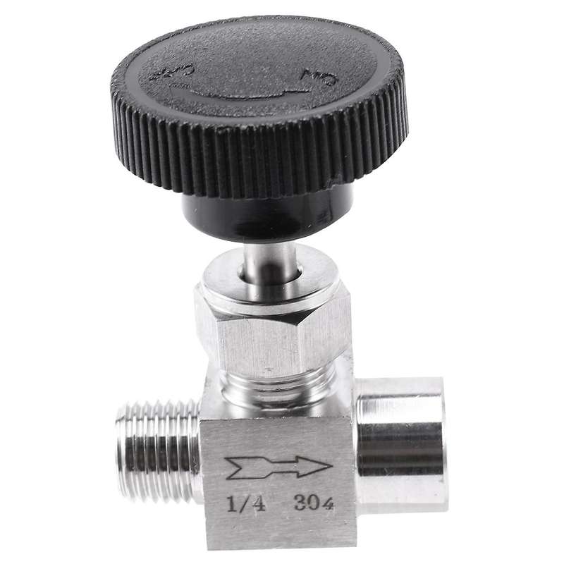 Needle Valve Adjustable 1/4 Inch Male to Female Thread Flow Control