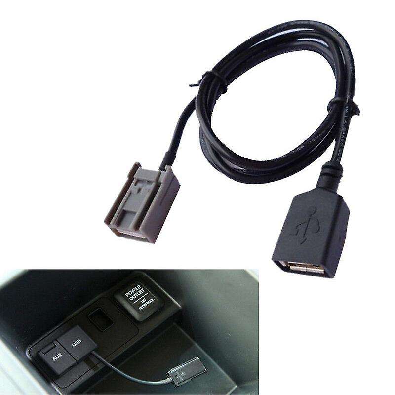 Car Aux Usb Cable Adapter for Honda Civic Jazz Cr-v Accord Stereo
