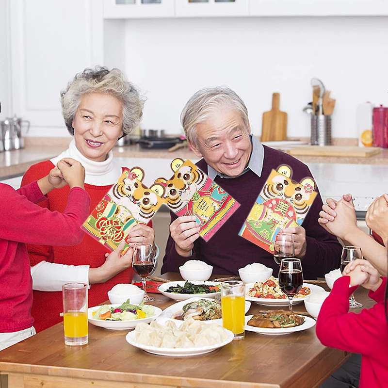 60pcs Chinese Red Envelopes Lucky Red Packet for Chinese New Year
