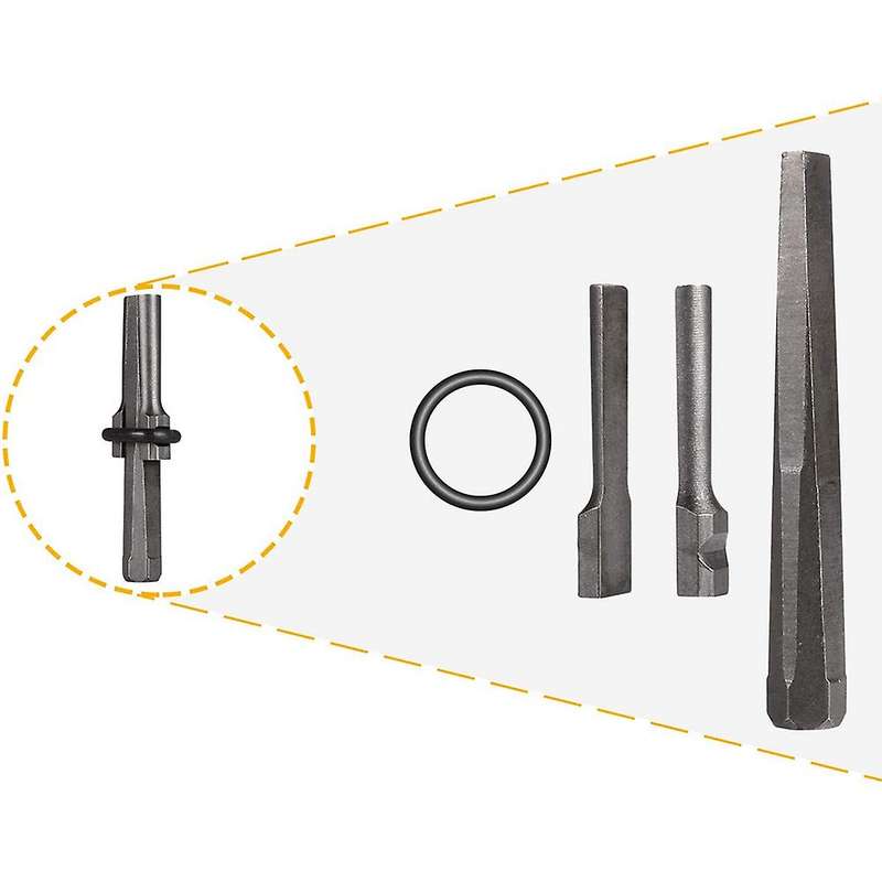5pcs Stone Splitter Wedge, Quarrying Tool, Electric Hammer (16mm)