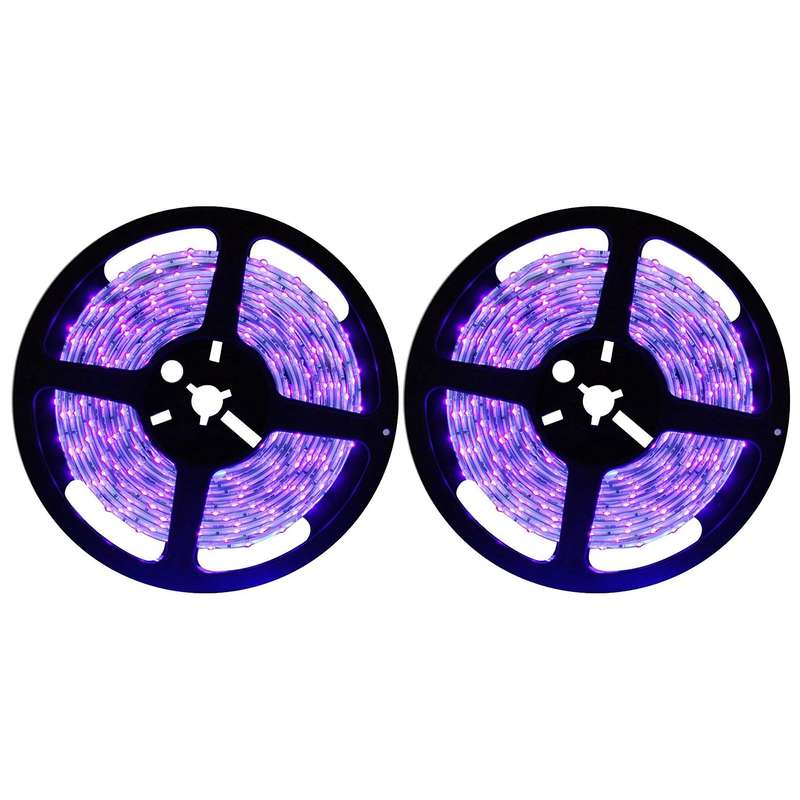 20w Led Uv Light Strip Flexible Purple 16.5ft Blacklight 5m 300leds