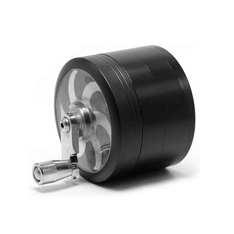 Crank Hand Spice Grinder 2.16 Inch Black,for Nutrients, Herbs