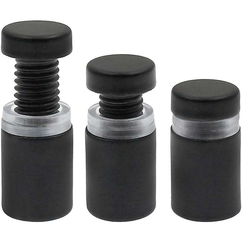 24pcs Standoff Screws, Wall Sign Standoff Mounting for Hanging, Black