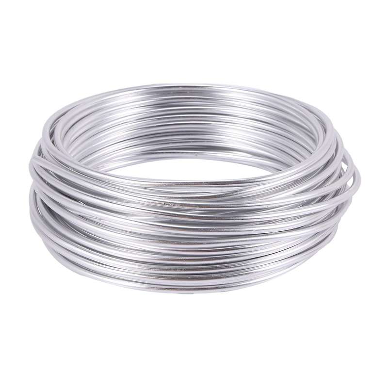 3mm Aluminium Wire 10m Craft Silver Wire Clay Bonsai and Model