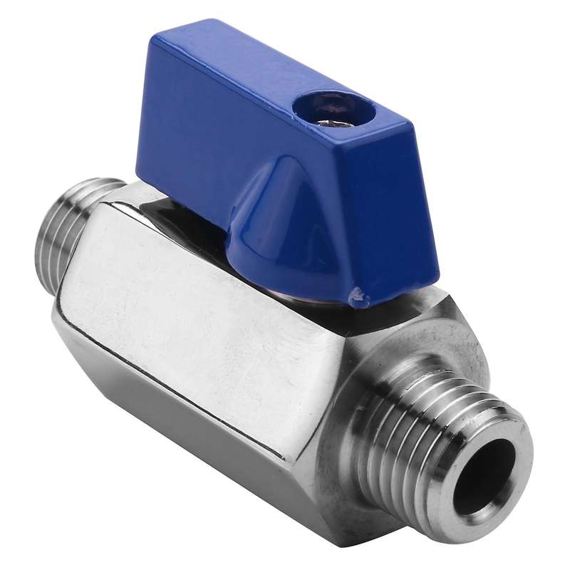 Stainless Steel Ball Valve - 1/4 Inch Npt Thread Male Mini Ball Valve