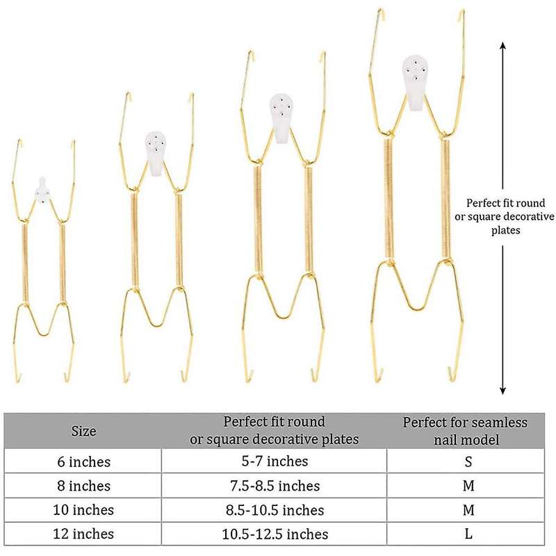 Plate Hangers for The Wall 6 8 10 12 Inch,wall Plate Hangers