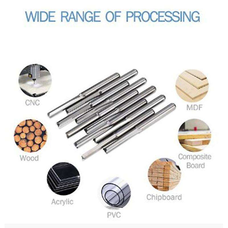 5pcs Two Flutes Spiral Carbide Mill Tool Cutters for Cnc Router