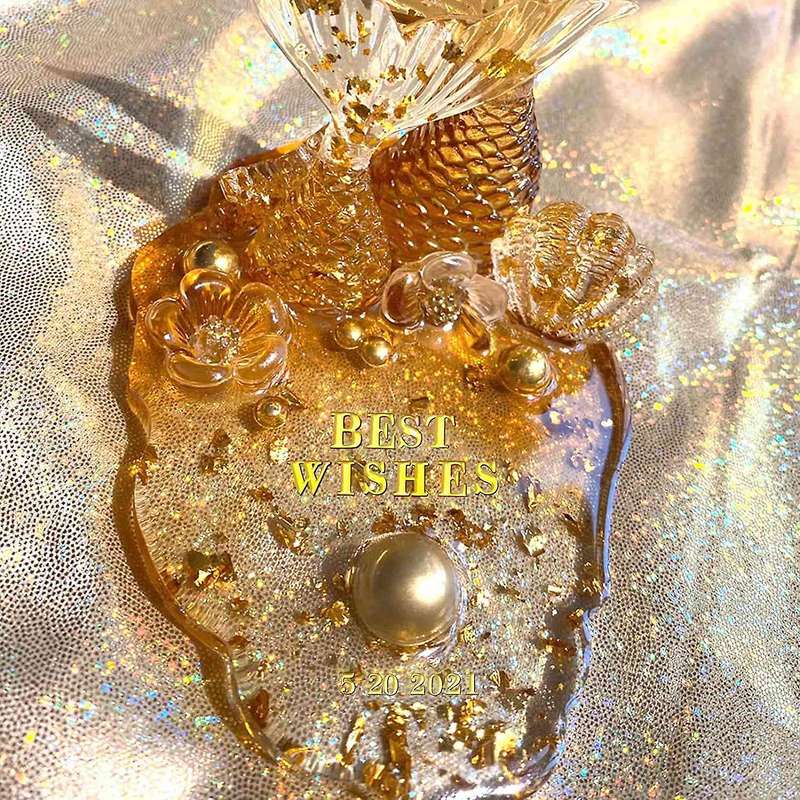 12 Sheets Resin Stickers, for Resin Art, Alloy Self Adhesive Stickers