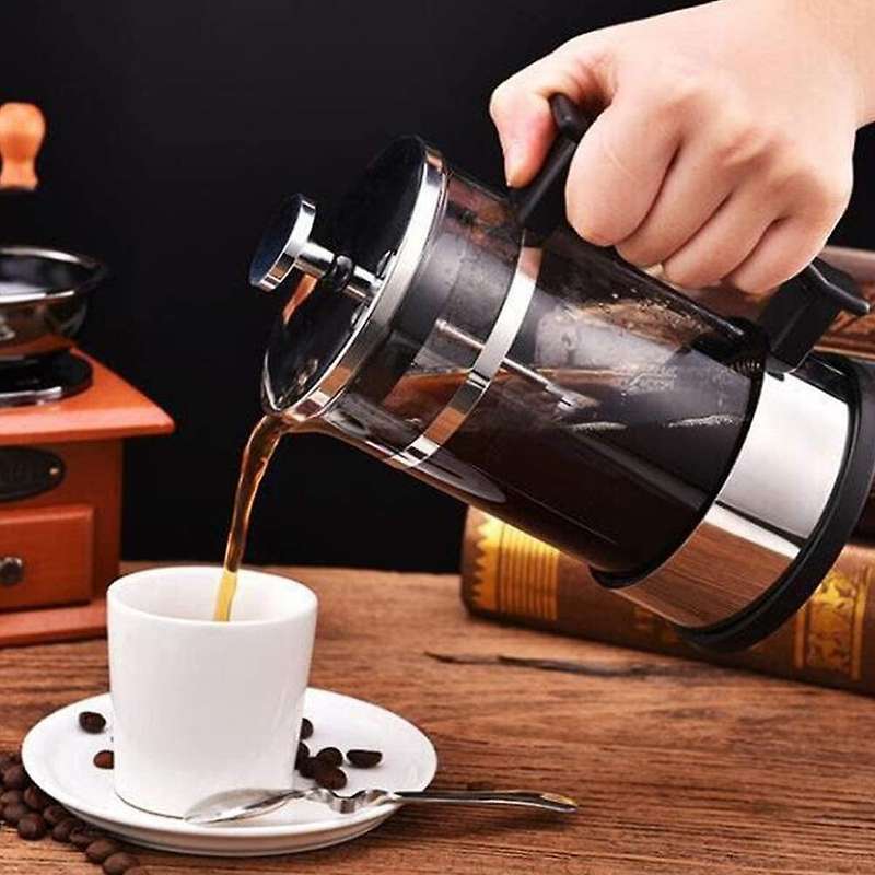 Coffee Maker Pot, Stainless Steel Glass Coffee Pot,for Making Tea