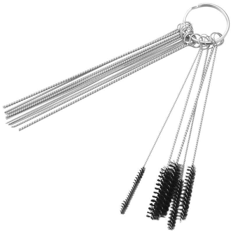 Carburetor Cleaning Brushes Kit - 20 Needles + 10 Brushes