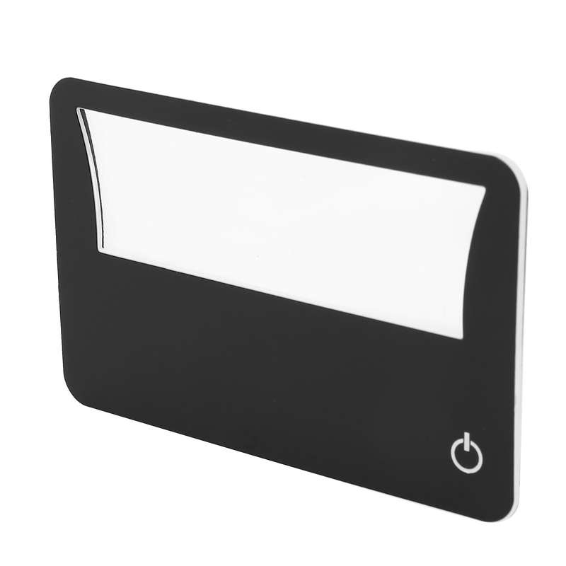 Credit Card Size Lighted 3x Magnifier Bundle Includes 2 Magnifiers