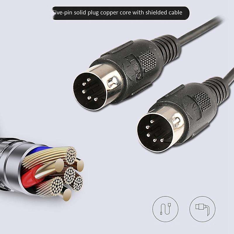 Doremidi Mtu-11 Midi to Usb C Type C Converter with Light for Android