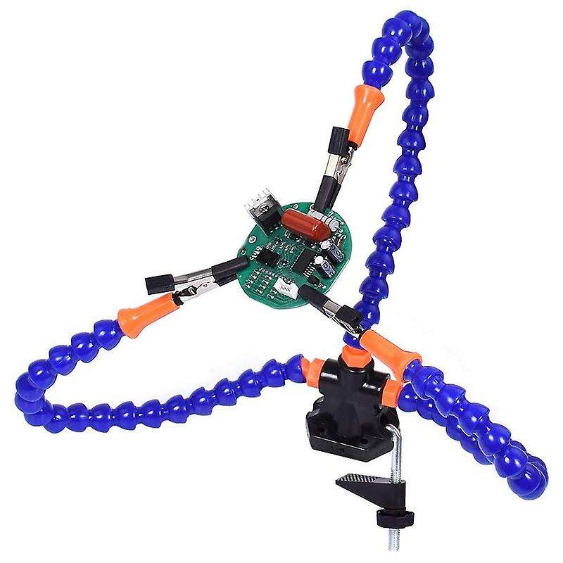 Bench Work Bench Vise Welding Table with 3 Flexible Arms Soldering