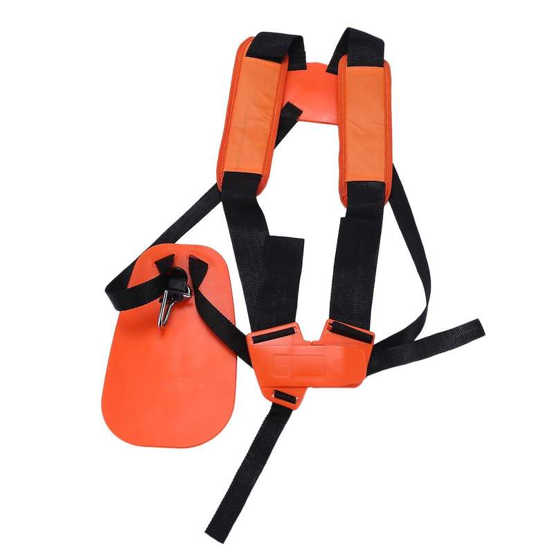 Double Shoulder Strap Grass Trimmer Brush Cutter Harness Belt Yellow
