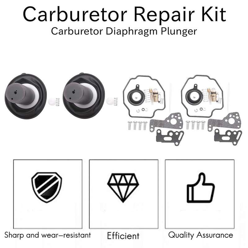 Carburetor Repair Kit for Yamaha Virago Xv535 Plunger Diaphragm
