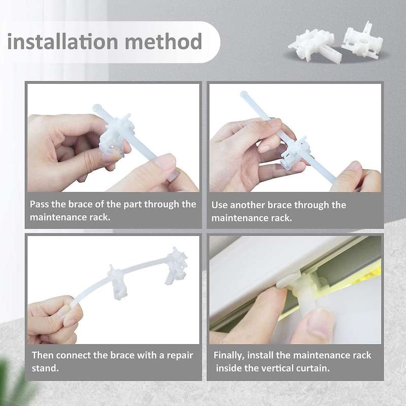 Vertical Blind Repair Carrier with Stem Vertical Blinds Repair Kit