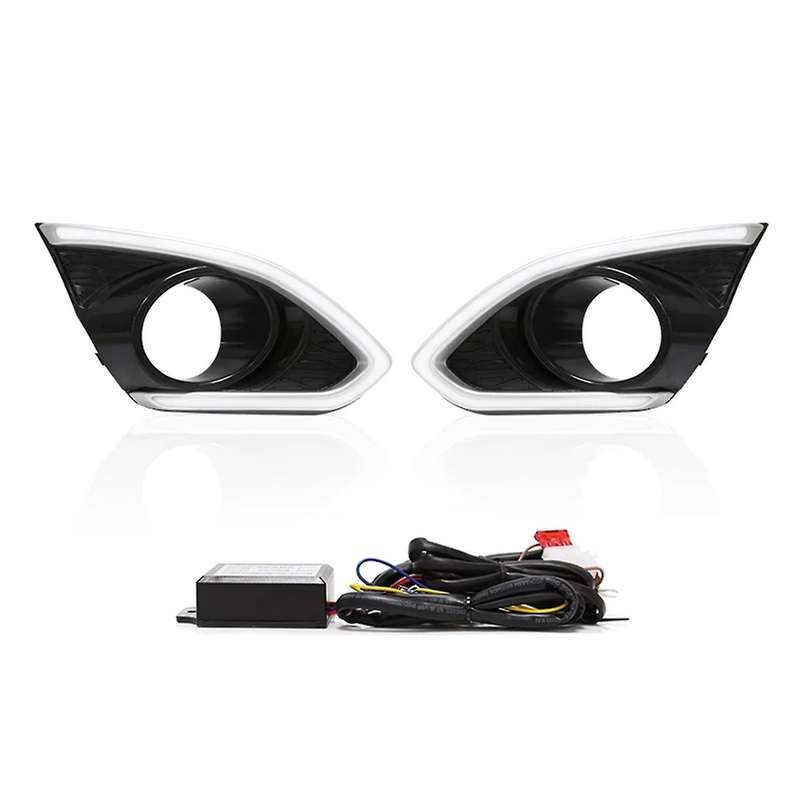 Car Daytime Running Lights Fog Lights for Chevrolet Spark 2013-2015