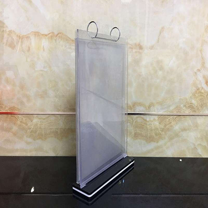 A4 Multi-page Flip Display Card Label Display Stand Detachable Label