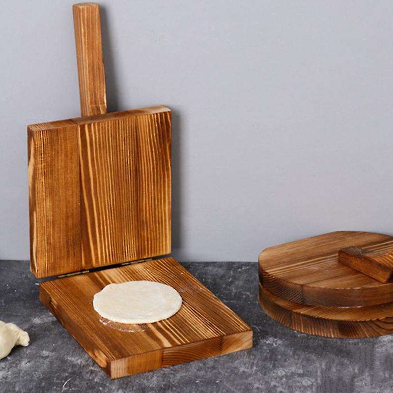 Dough Presser Wood Dumpling Pressing Tool Dumpling Wrappers Presser B