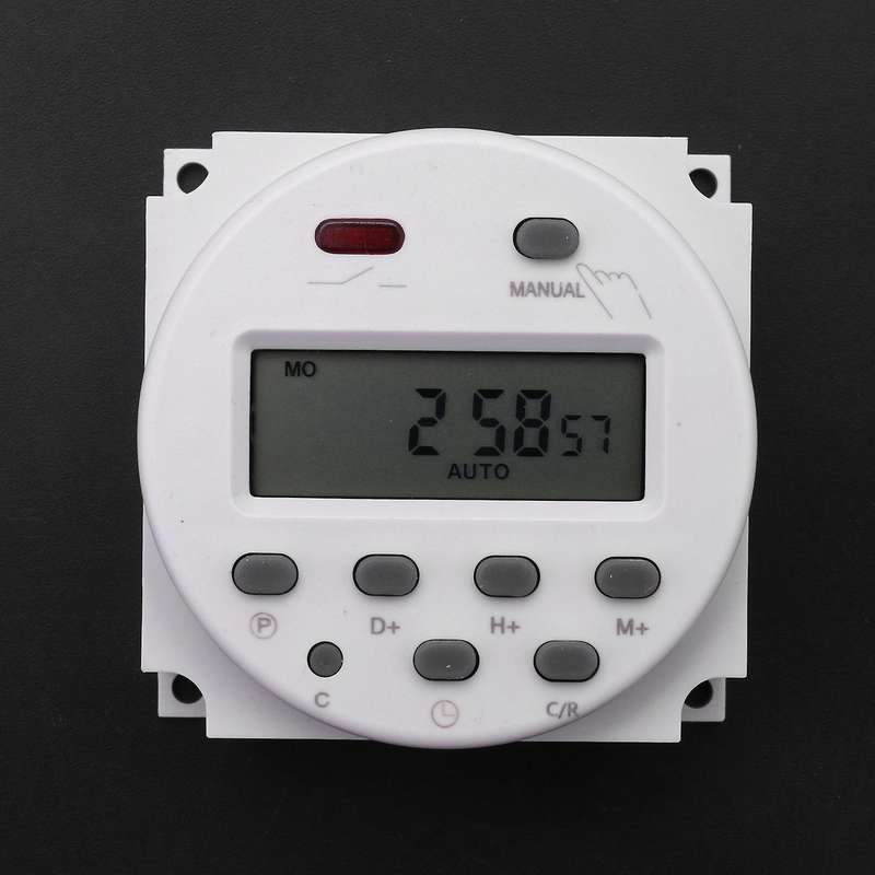 Digital Control Power Programmable Timer Dc12v 16a Time Relay Switch