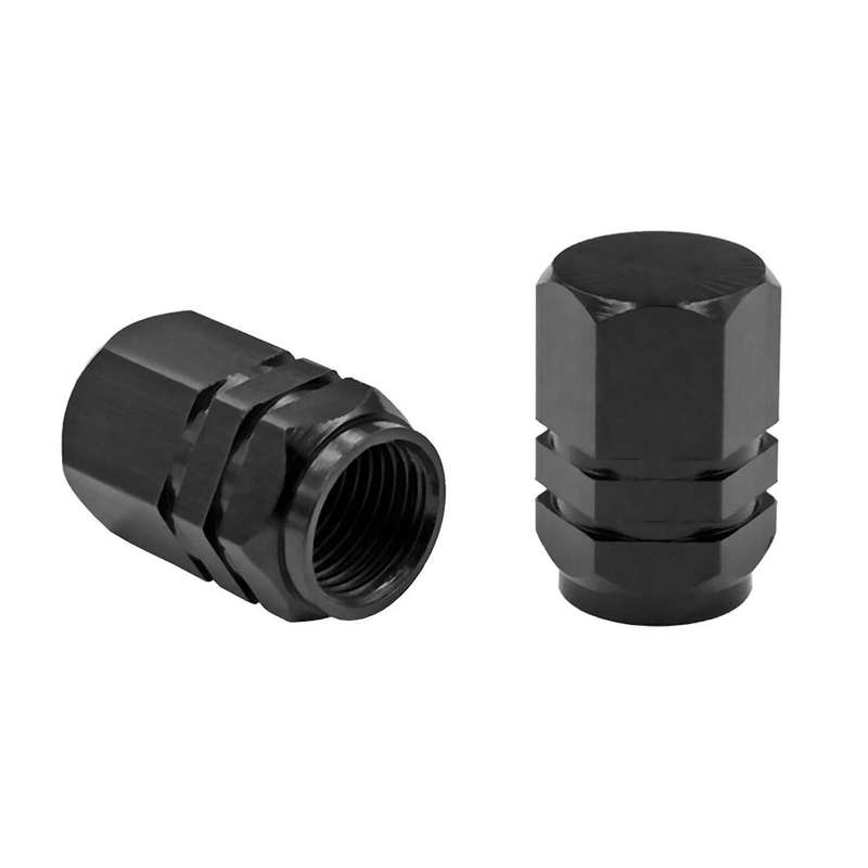 48pcs Valve Stem Caps Car Tyre Valve Stem Covers Caps, Black
