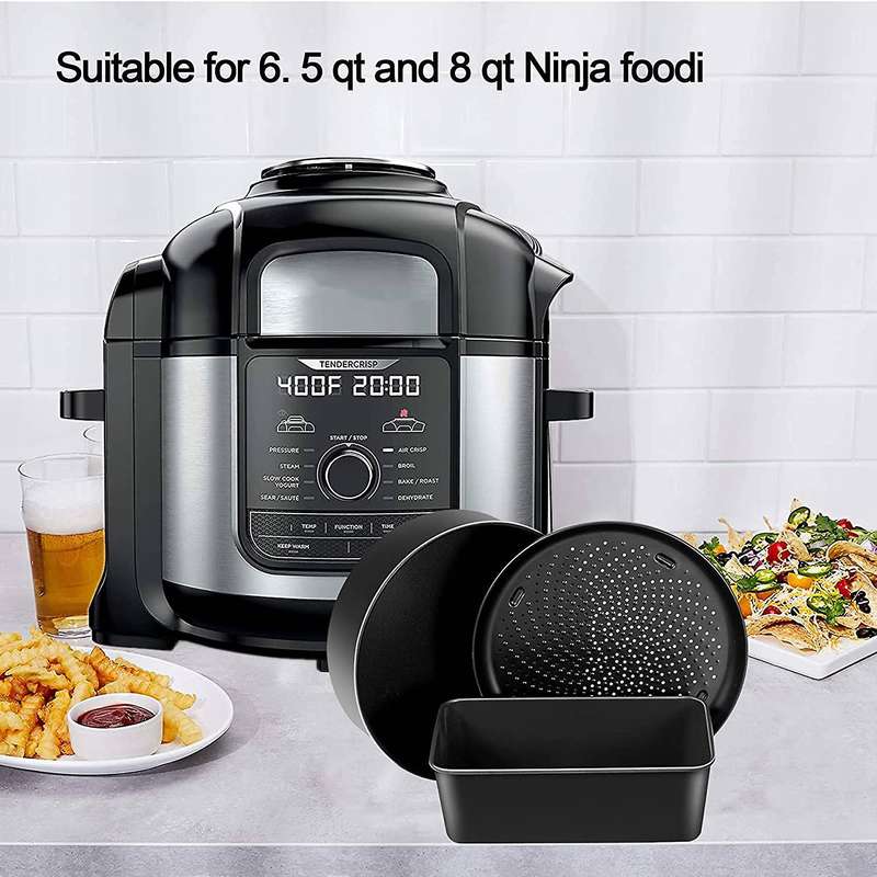 Air Fryer Accessories for 6. 5 Qt and 8 Qt Ninja Foodi,non-stick