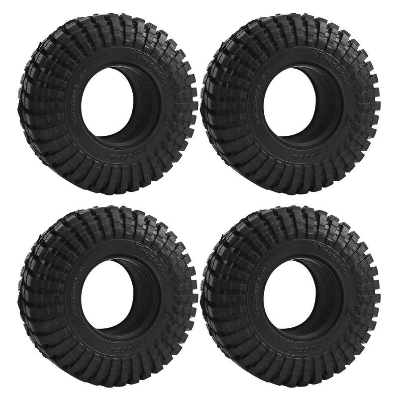 4pcs 110mm 1.9 Rubber Wheel Tires Tyre for 1/10 Rc Crawler Car Axial