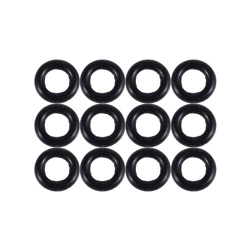 Black 9mm X 2.0mm Rubber Seals Oil Seal O Rings 12 Pcs