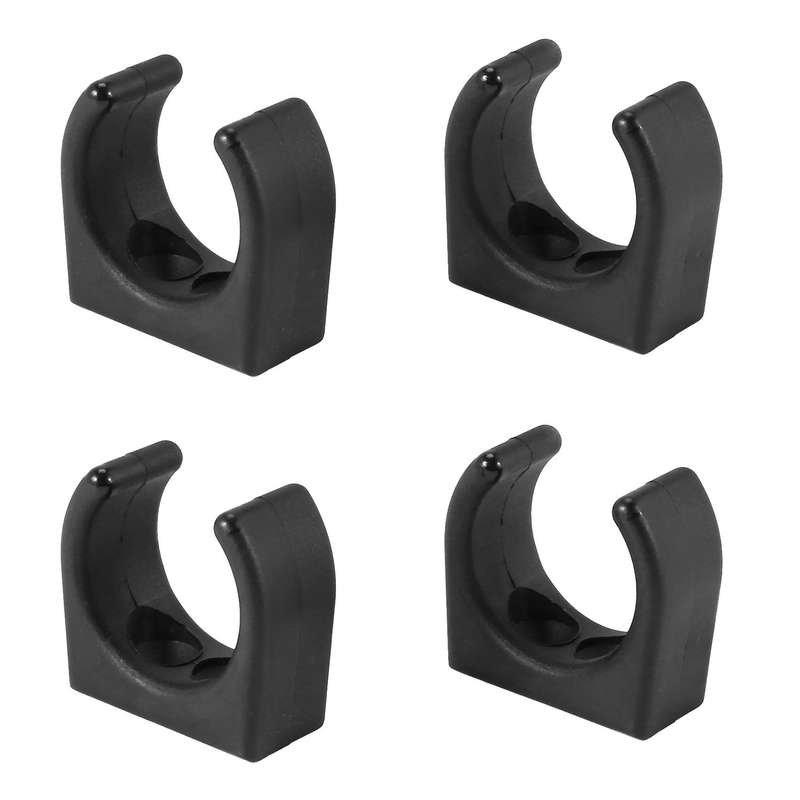 4 Pcs Nylon Ladder Clip Boat Hook Clip for Yacht Boat,black